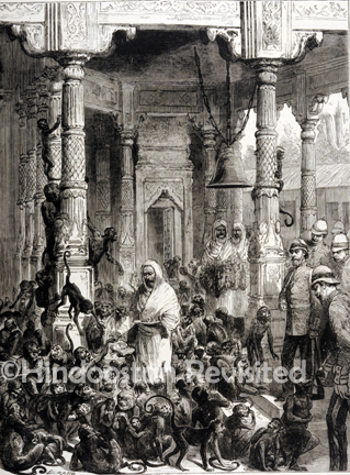 /data/Original Prints/Historical/THE PRINCE OF WALES VISITING THE MONKEY TEMPLE BENARES.jpg